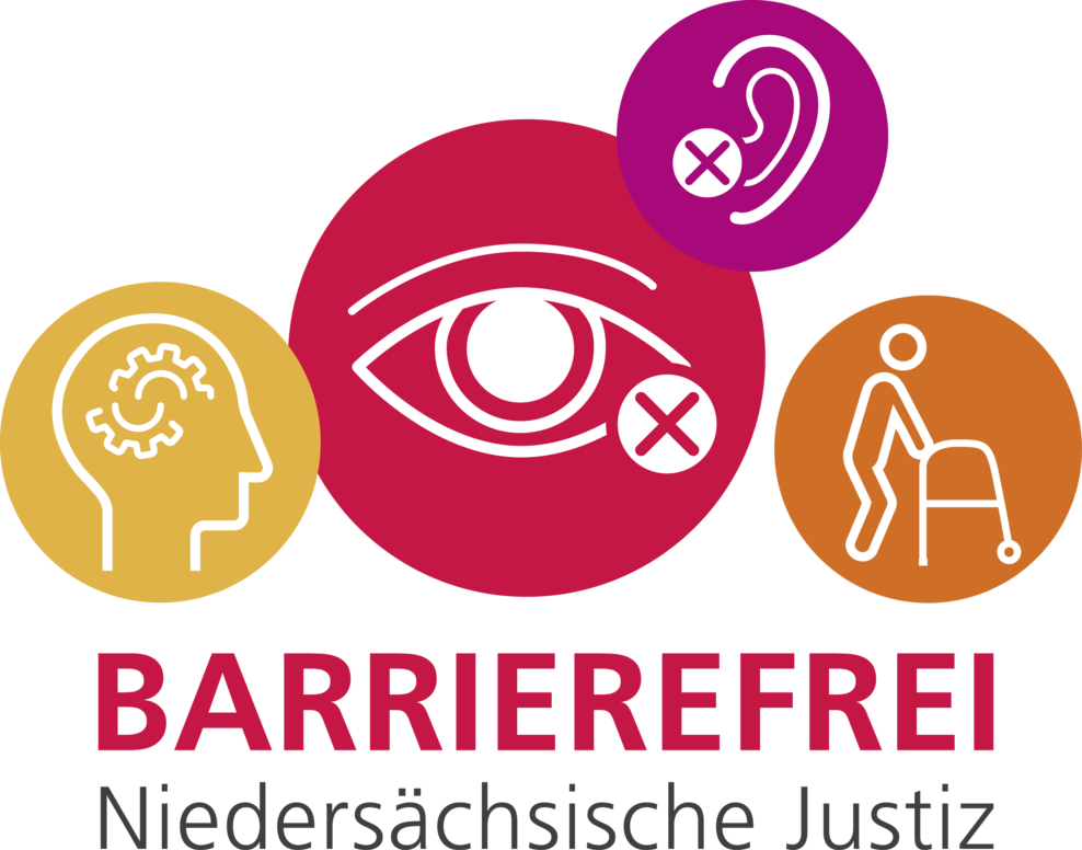 Barrierefrei - Niedersächsische Justiz (zu den Informationen zur Barrierefreiheit)